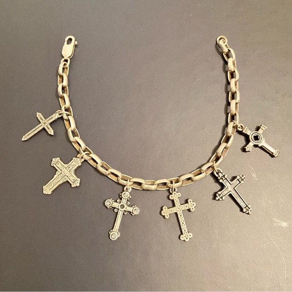Lee Michaels Jose Balli New Orleans 925 Sterling Silver Cross